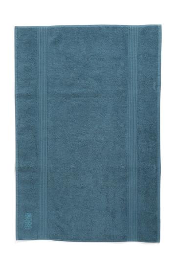 Ręcznik Kąpielowy BOSS Ribbed Border Ciemny Niebieskie Męskie (Pl65311)